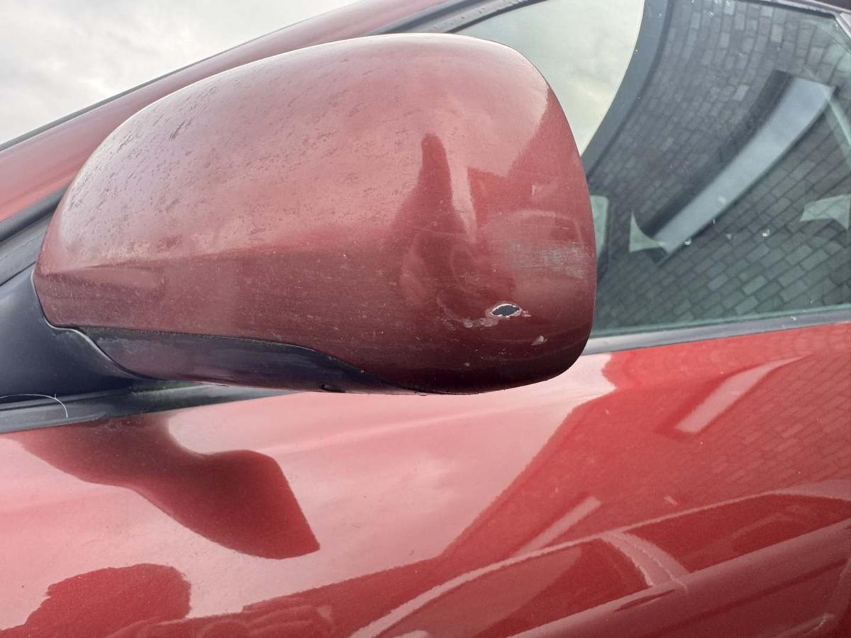 Audi A4 B5 original Au&szlig;enspiegel links LZ3L Hibiscusrot elektrisch verstellbar beheizt Bj.1998